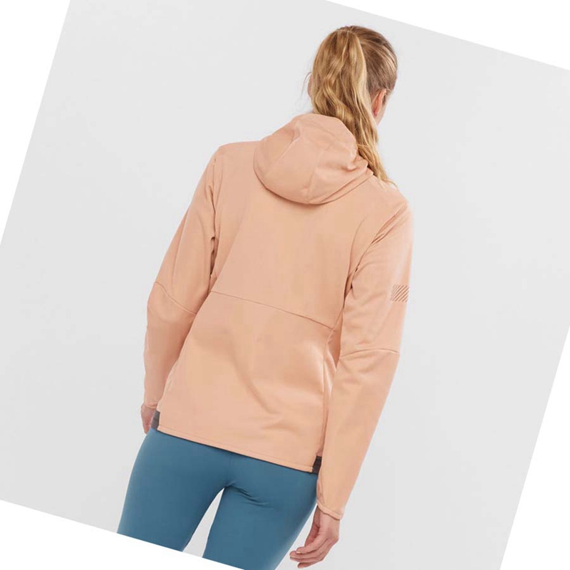 Salomon GORE TEX INFINIUM™ WINDSTOPPER® Jacke Damen Rosa | KARIEJG-83