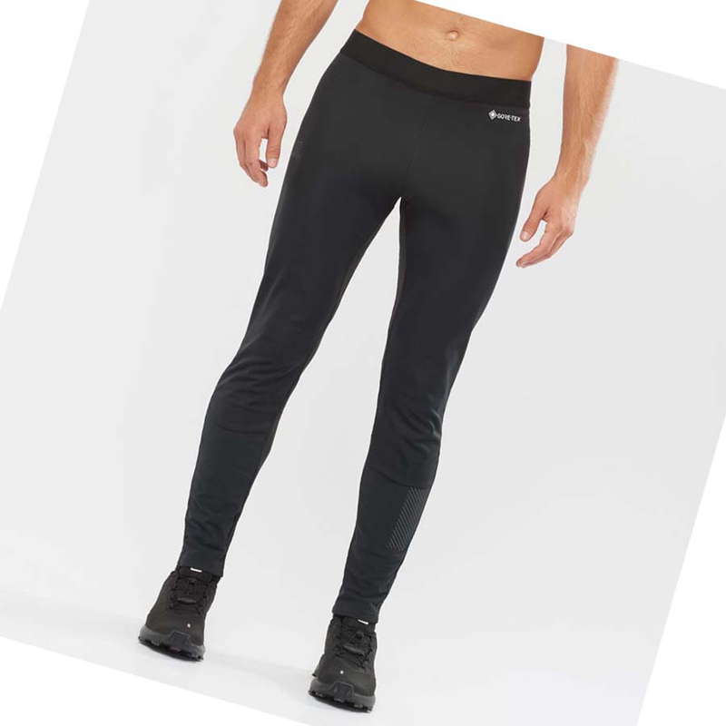 Salomon GORE TEX INFINIUM™ WINDSTOPPER® Hose Herren Schwarz | XZUJCAV-10