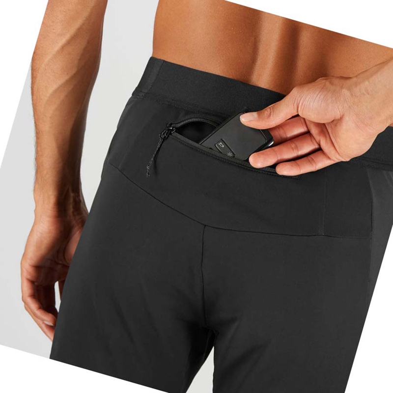 Salomon GORE TEX INFINIUM™ WINDSTOPPER® Hose Herren Schwarz | XZUJCAV-10