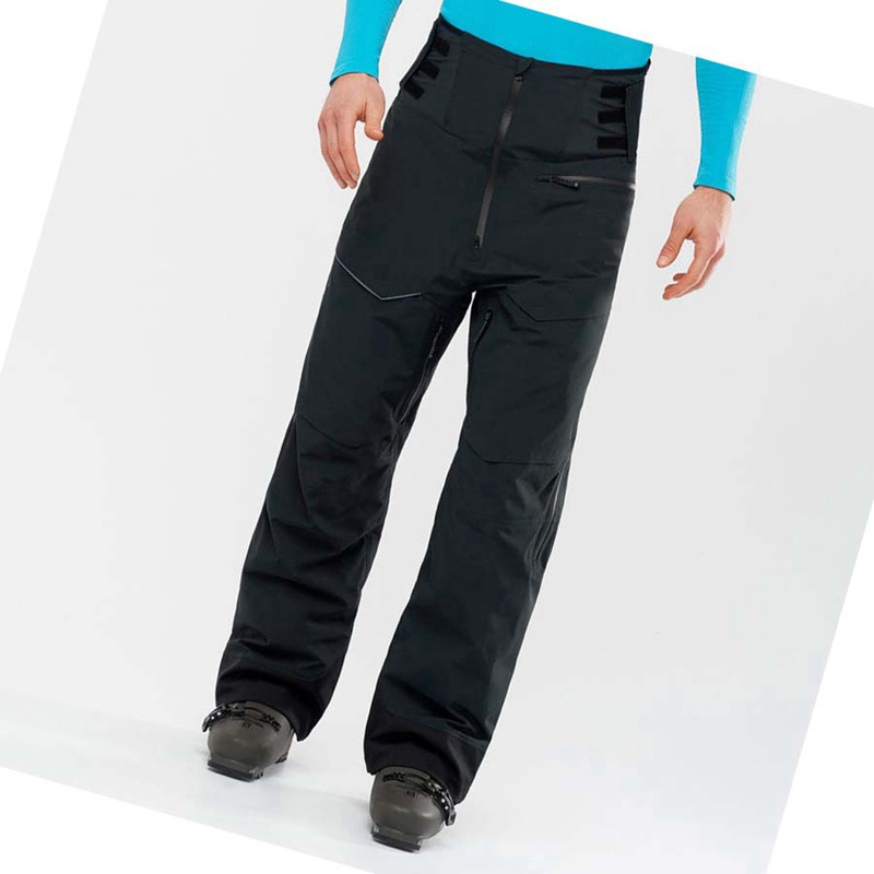 Salomon GRAVITY GORE-TEX Ski Hosen Herren Schwarz | LTSEQYA-93