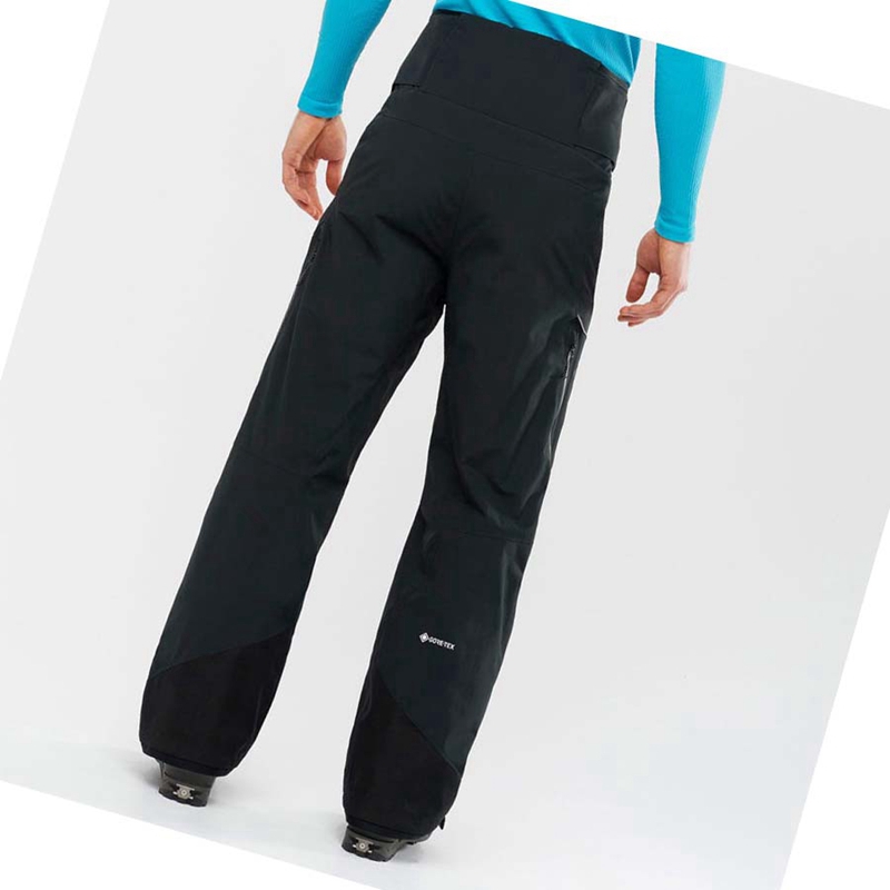Salomon GRAVITY GORE-TEX Ski Hosen Herren Schwarz | LTSEQYA-93