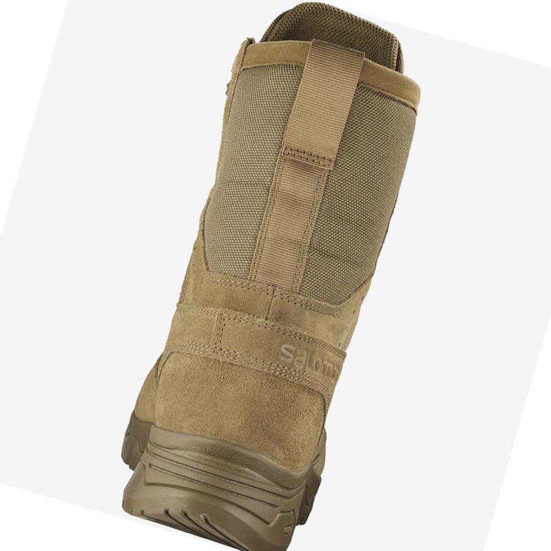 Salomon GUARDIAN CLIMASALOMON™ FORCES WATERPROOF Stiefel Damen Braun | NDKIQJG-65