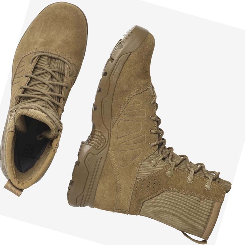 Salomon GUARDIAN FORCES WIDE Stiefel Herren Braun | ESGWAVK-96
