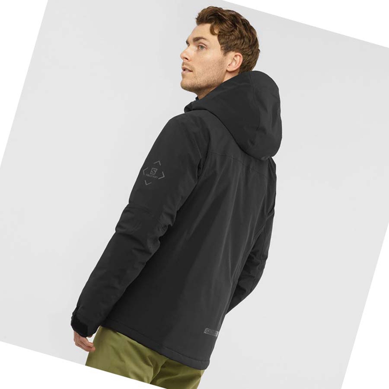 Salomon HIGHLAND Ski Skijacken Herren Schwarz | LSWEBOX-42