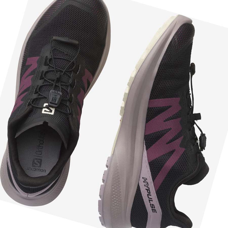 Salomon HYPULSE Trail Trailrunning Schuhe Damen Schwarz | OUFHXME-12