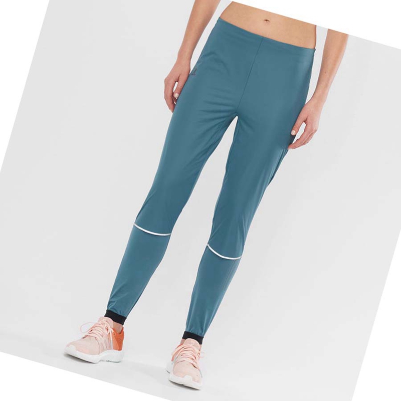 Salomon LIGHT SHELL Hose Damen Blau | KAXCQGU-94