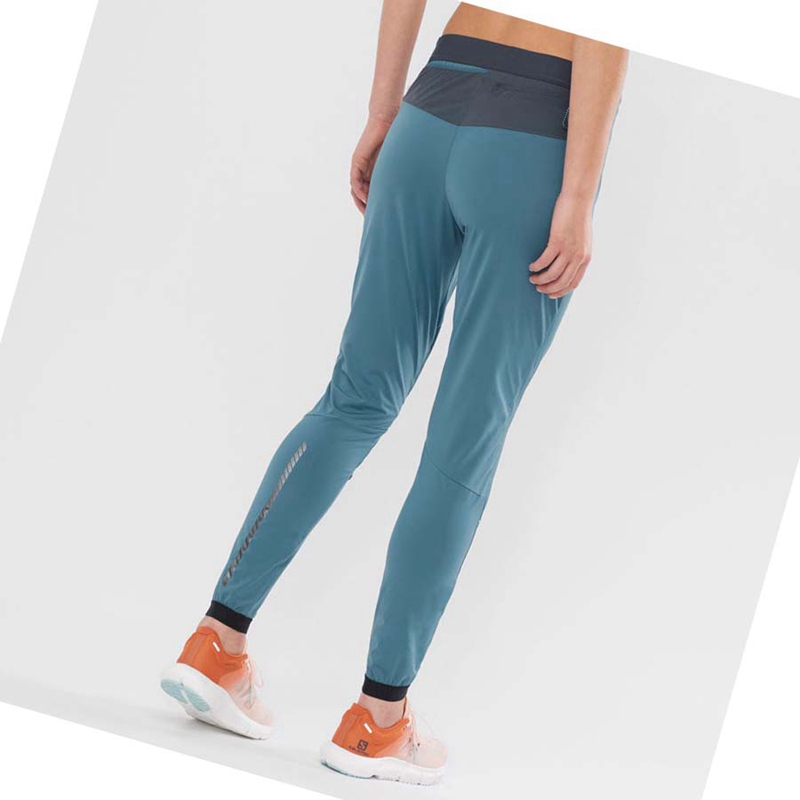 Salomon LIGHT SHELL Hose Damen Blau | KAXCQGU-94