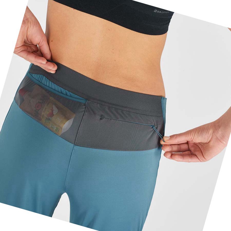 Salomon LIGHT SHELL Hose Damen Blau | KAXCQGU-94