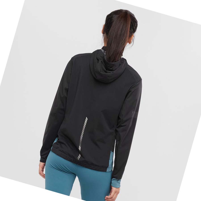 Salomon LIGHT SHELL Jacke Damen Schwarz | NWLYASJ-17