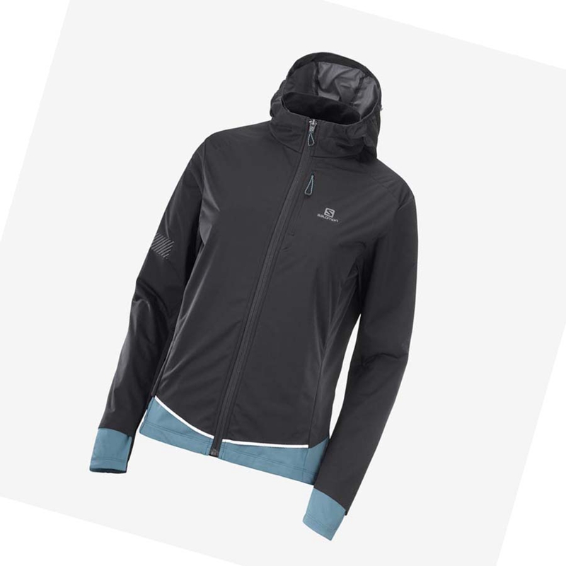 Salomon LIGHT SHELL Jacke Damen Schwarz | NWLYASJ-17