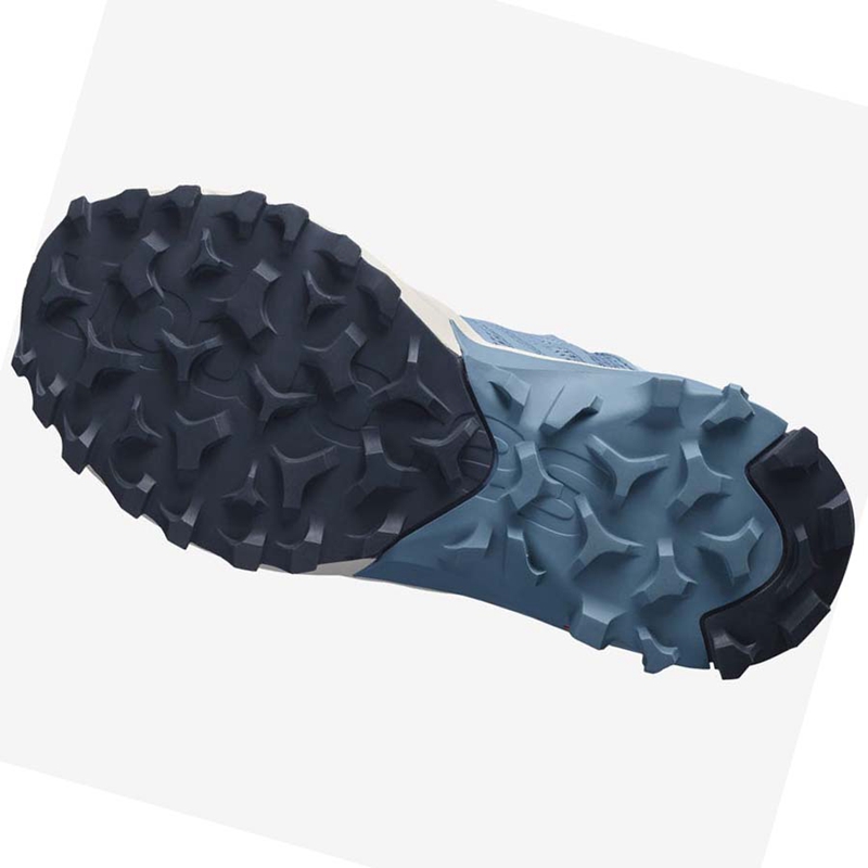 Salomon MADCROSS GORE-TEX Trailrunning Schuhe Damen Blau | AZRQDLH-16