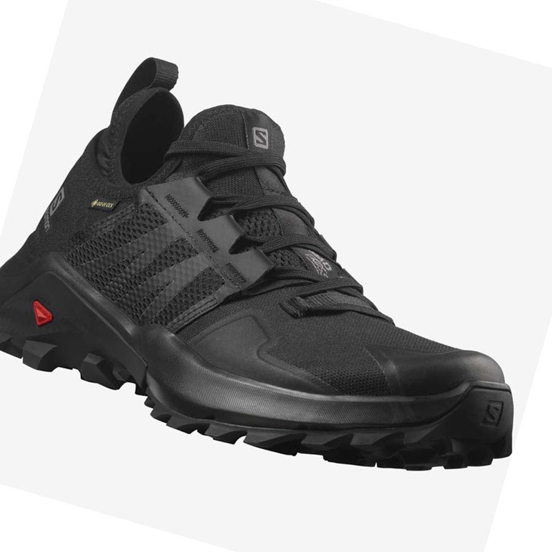 Salomon MADCROSS GORE-TEX Trailrunning Schuhe Herren Schwarz | GAEOQFS-43