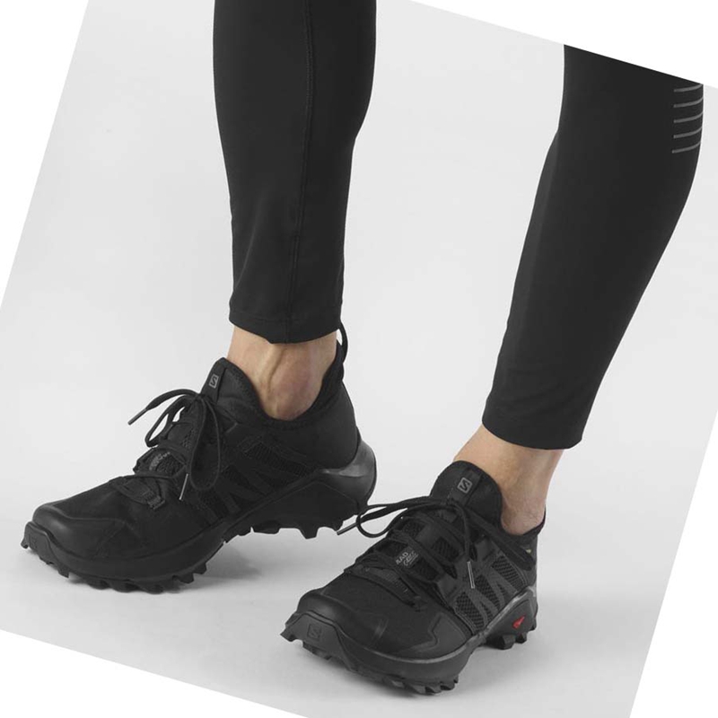Salomon MADCROSS GORE-TEX Trailrunning Schuhe Herren Schwarz | GAEOQFS-43