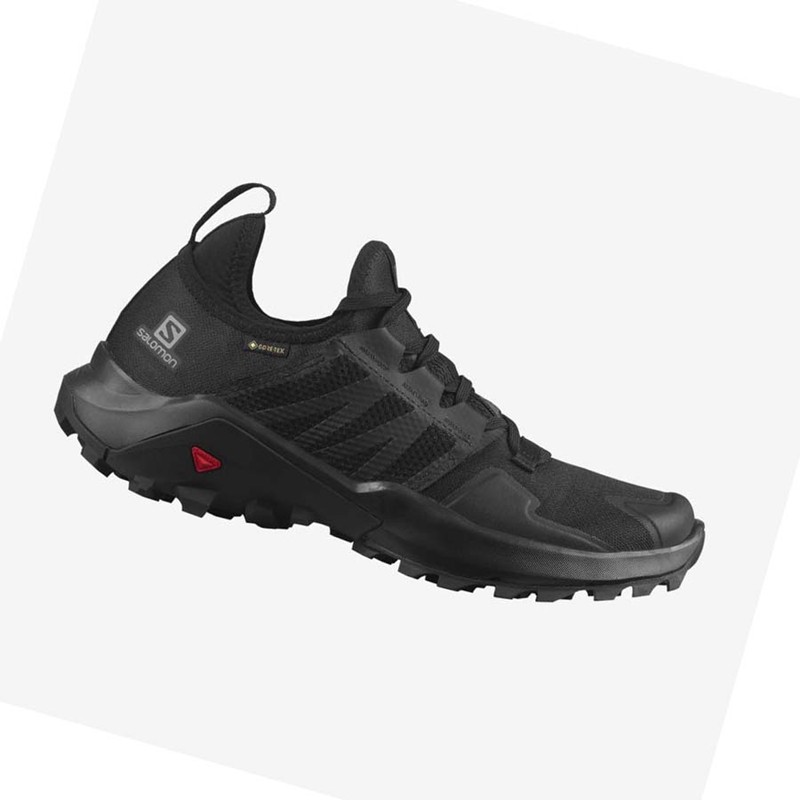 Salomon MADCROSS GORE-TEX Trailrunning Schuhe Herren Schwarz | GAEOQFS-43