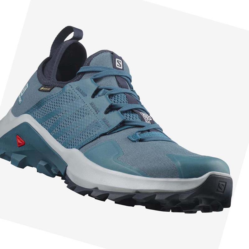 Salomon MADCROSS GORE-TEX Trailrunning Schuhe Herren Blau | TZQBJGD-53