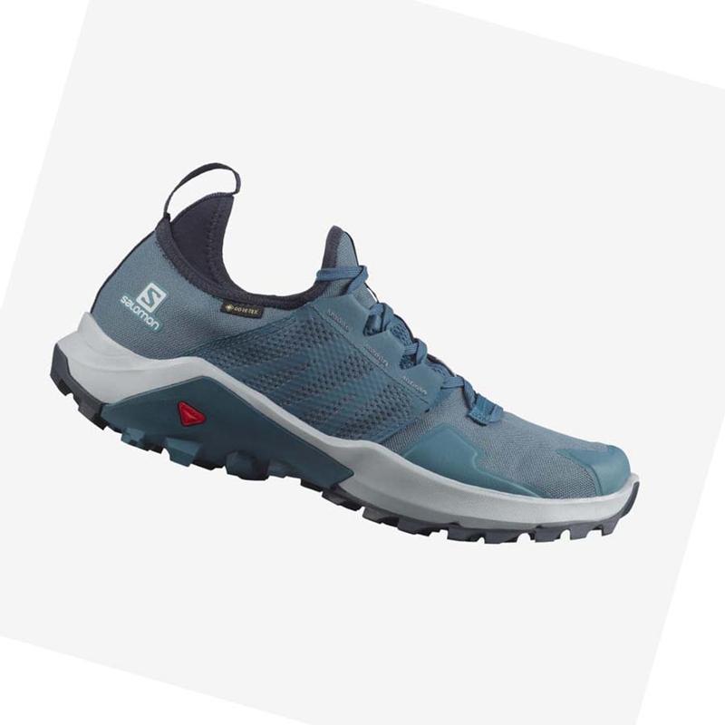 Salomon MADCROSS GORE-TEX Trailrunning Schuhe Herren Blau | TZQBJGD-53
