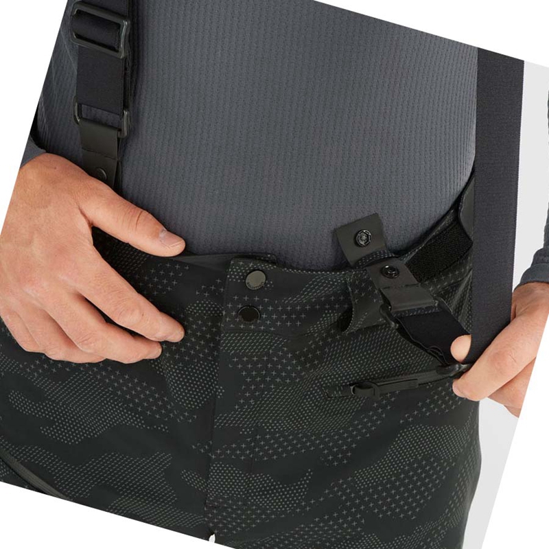 Salomon OUTLAW 3L Ski Hosen Herren Schwarz | BNGVYLJ-46