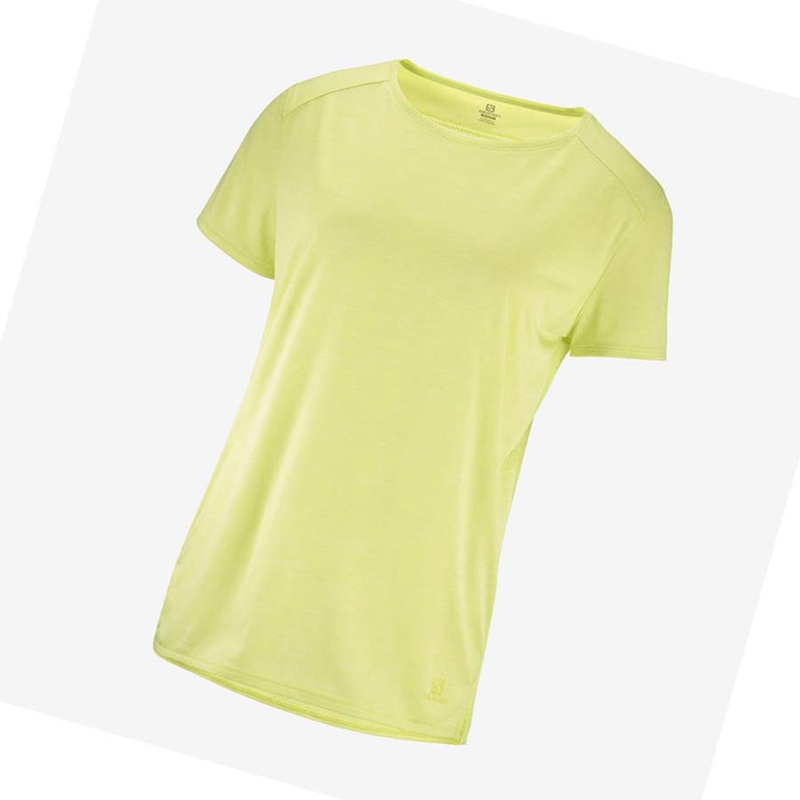 Salomon OUTLINE SUMMER T-shirts Damen Mintfarben | DFORHVP-02