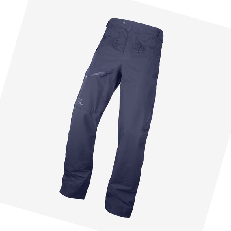 Salomon OUTPEAK GORE-TEX 3L Ski Hosen Herren Blau | QUNKXZS-39