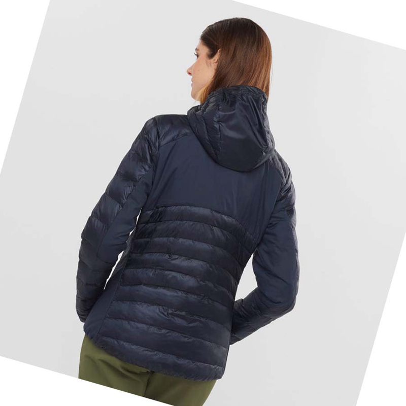 Salomon OUTPEAK PRIMALOFT INSULATED Jacke Damen Blau | ISGMKBF-63