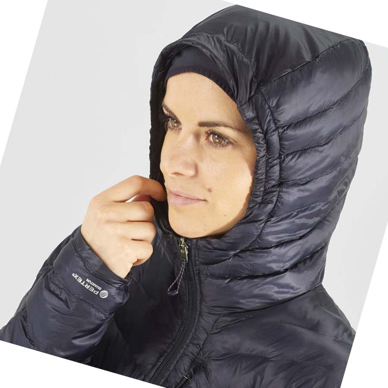 Salomon OUTPEAK PRIMALOFT INSULATED Jacke Damen Blau | ISGMKBF-63