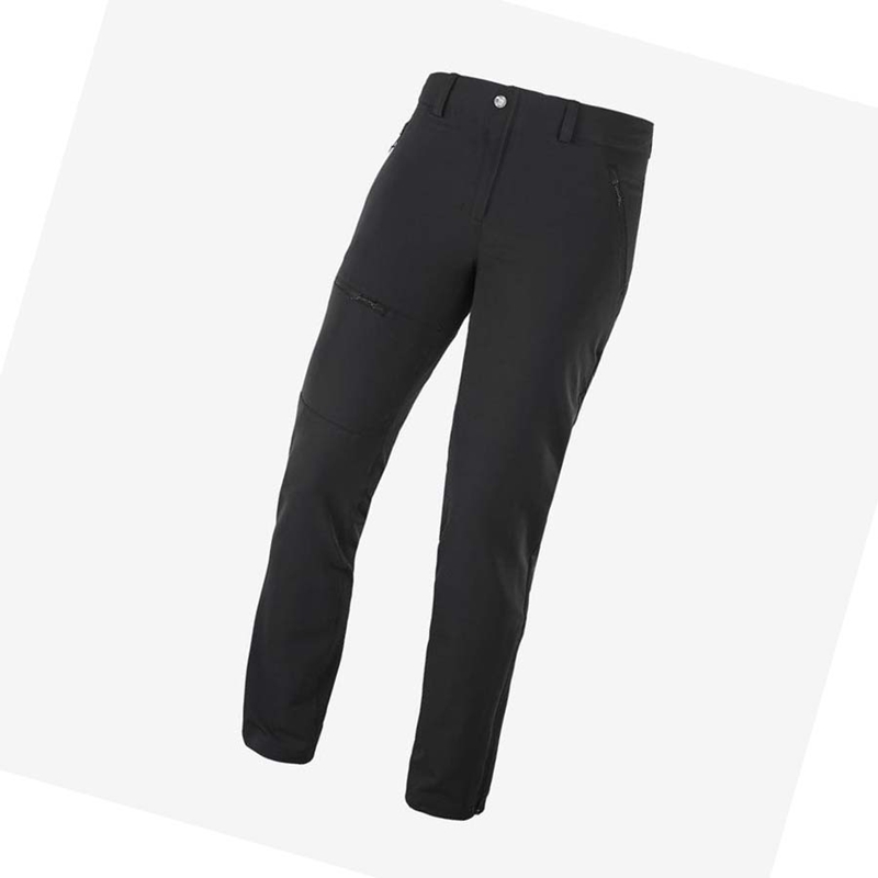 Salomon OUTPEAK WARM Hose Damen Schwarz | PVNOCBQ-87