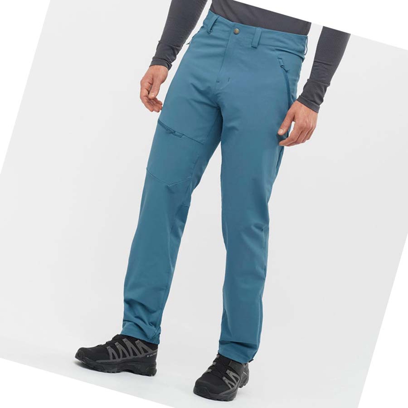 Salomon OUTPEAK WARM Hose Herren Blau | OMADTYZ-67