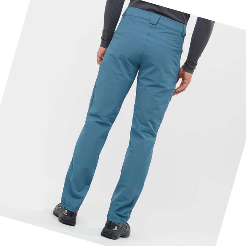 Salomon OUTPEAK WARM Hose Herren Blau | OMADTYZ-67