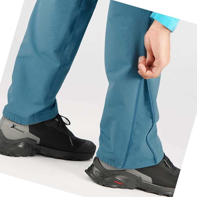 Salomon OUTPEAK WARM Hose Herren Blau | OMADTYZ-67