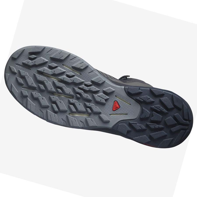 Salomon OUTPULSE MID GORE-TEX Wanderschuhe Herren Schwarz | ZIYGVFT-84