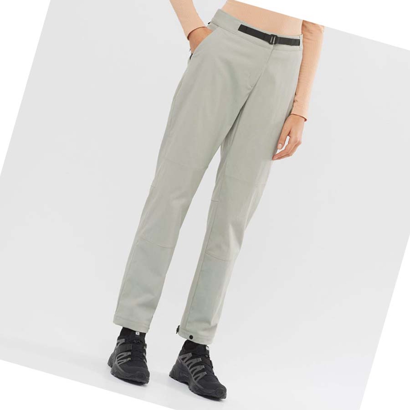 Salomon OUTRACK Hose Damen Beige | AUYLDOM-95