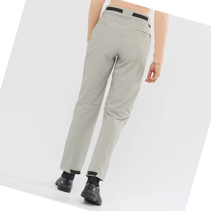Salomon OUTRACK Hose Damen Beige | AUYLDOM-95