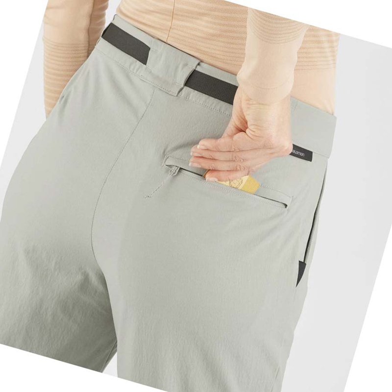 Salomon OUTRACK Hose Damen Beige | AUYLDOM-95