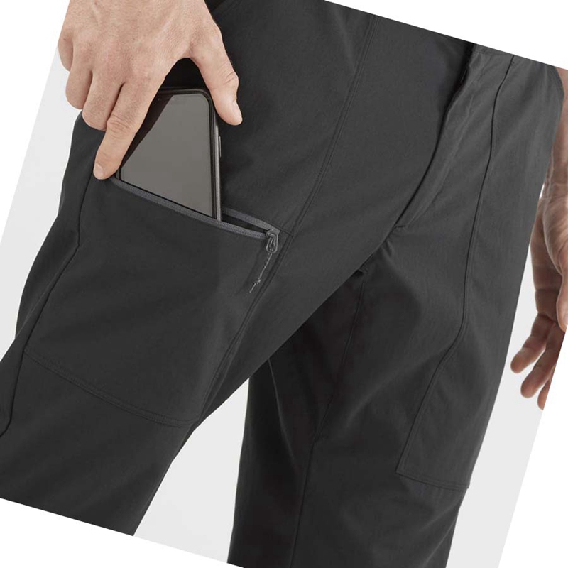 Salomon OUTRACK Hose Herren Schwarz | SJYAMWC-79