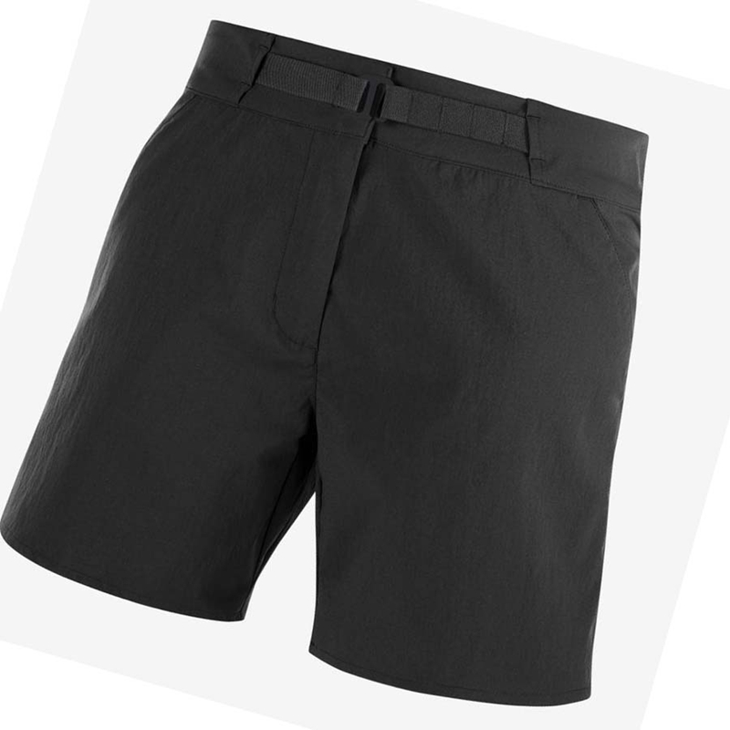 Salomon OUTRACK Kurze Hose Damen Schwarz | QRTFVJK-46
