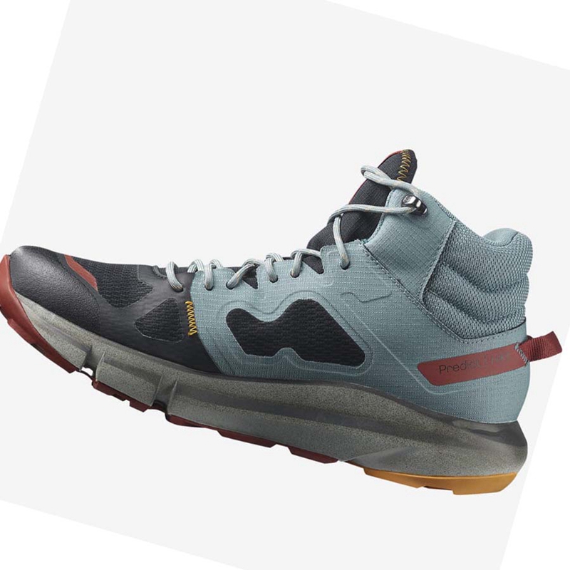 Salomon PREDICT HIKE MID GORE-TEX Wanderschuhe Herren Türkis | RGPDWSN-97