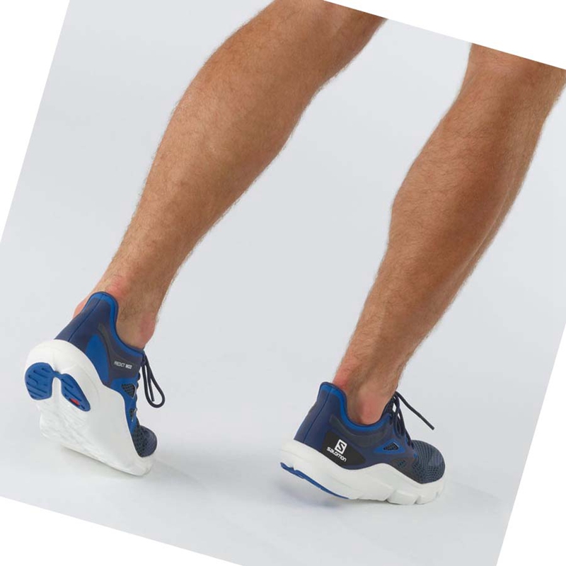 Salomon PREDICT MOD Laufschuhe Herren Blau Weiß | RVBPYSK-30