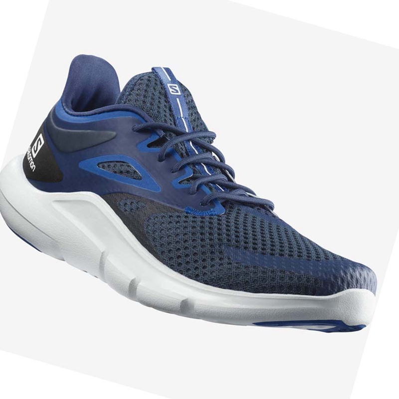 Salomon PREDICT MOD Laufschuhe Herren Blau Weiß | RVBPYSK-30