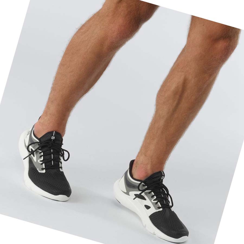 Salomon PREDICT MOD Laufschuhe Herren Schwarz Weiß | LTKNJVS-92