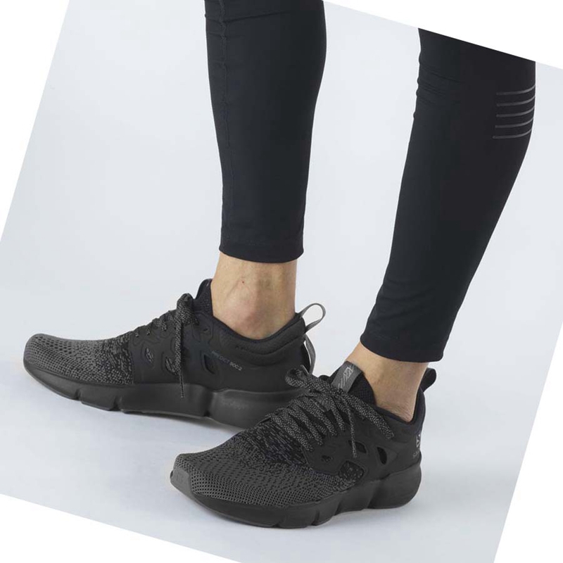 Salomon PREDICT SOC 2 Laufschuhe Herren Schwarz | PBFQZJL-23