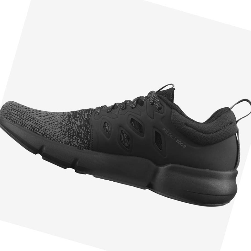 Salomon PREDICT SOC 2 Laufschuhe Herren Schwarz | PBFQZJL-23