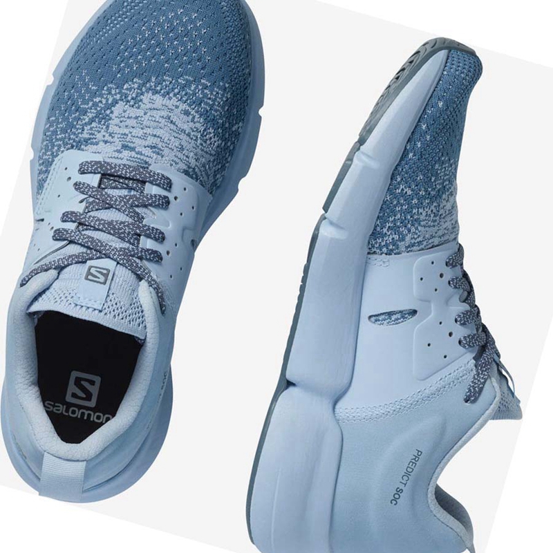 Salomon PREDICT SOC W Laufschuhe Damen Blau | NZKVCPI-23