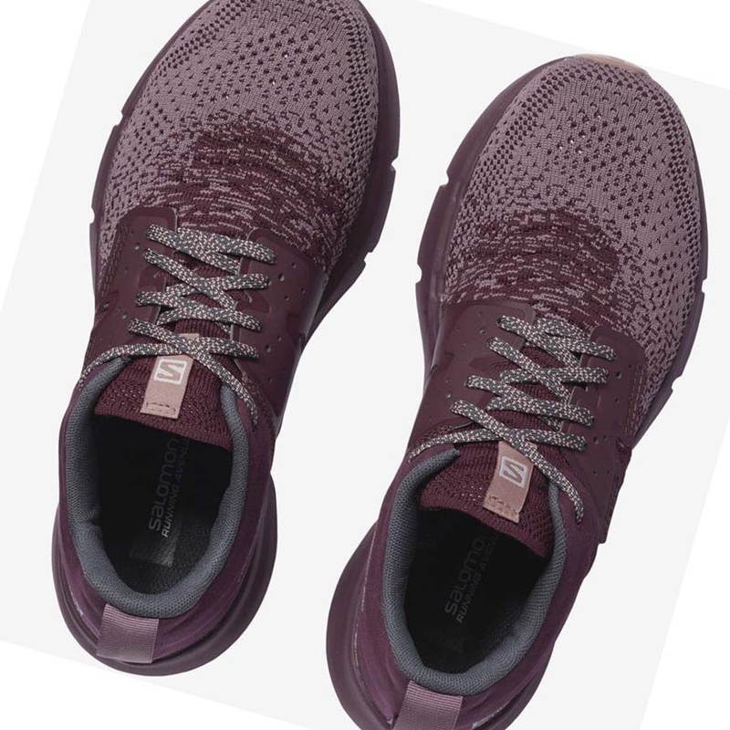 Salomon PREDICT SOC W Laufschuhe Damen Lila | ZNLXUKM-06