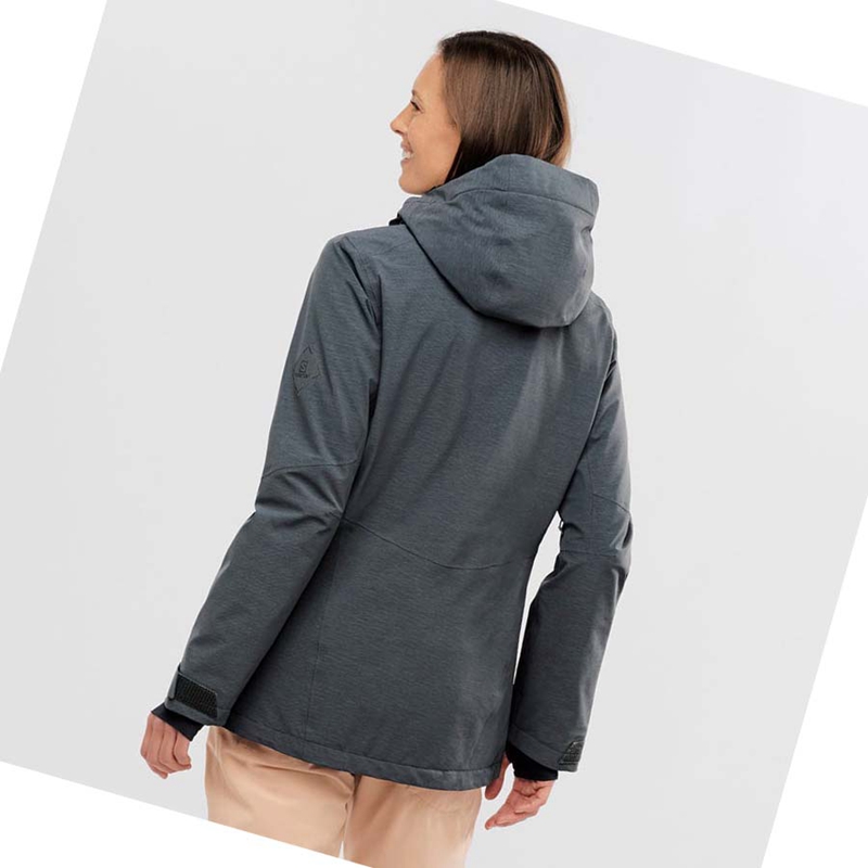 Salomon PROOF LIGHT Skijacken Damen Schwarz | EDCNQOU-91