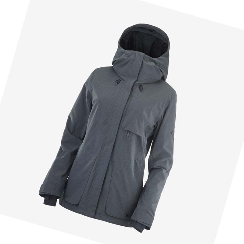 Salomon PROOF LIGHT Skijacken Damen Schwarz | EDCNQOU-91