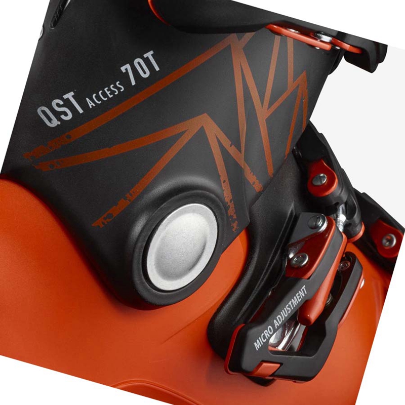 Salomon QST ACCESS 70 T Skistiefel Kinder Orange Schwarz | UXLQIRJ-78