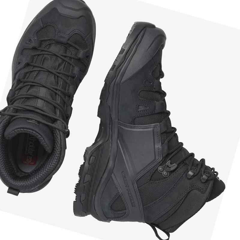 Salomon QUEST 4D FORCES 2 EN Stiefel Damen Schwarz | CWENQGD-94