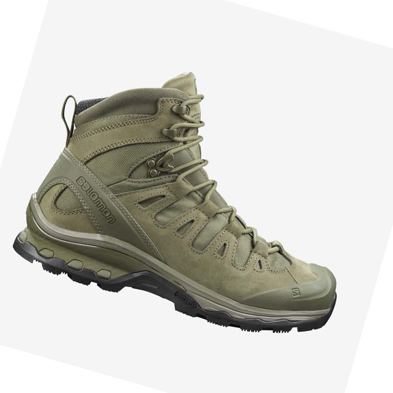 Salomon QUEST 4D FORCES 2 EN Stiefel Damen Grün | RXGBSLZ-37