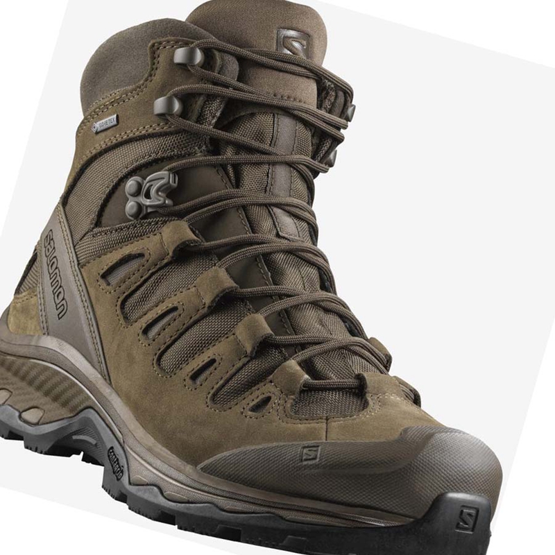 Salomon QUEST 4D GORE-TEX FORCES 2 EN Stiefel Damen Braun | SZMEOYV-34