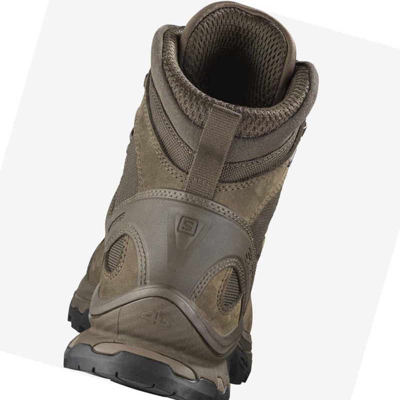 Salomon QUEST 4D GORE-TEX FORCES 2 EN Stiefel Damen Braun | SZMEOYV-34